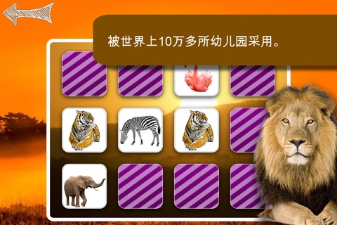 Free Memo Game Wild Animals Photo screenshot 4