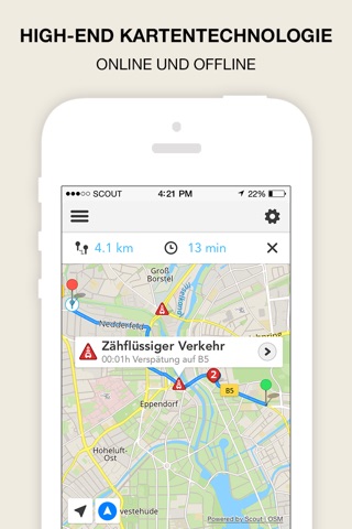 GPS Navigation, Maps & Traffic - Scout screenshot 3