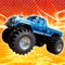 Drive huge monster trucks and battle it out for racing supremacy