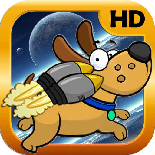 Crazy Space Dog Icon