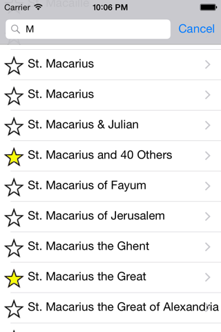 Catholic Saints List screenshot 2