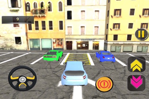Ultimate Car Parking - 3D Car With No Brakes City Street Edition Driving Simulator HD Free screenshot 2