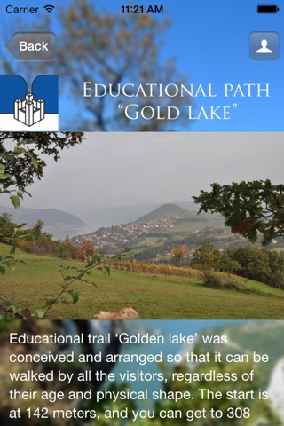 Educational path Gold lake screenshot 2