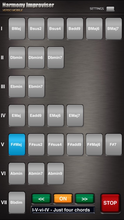 Harmony Improviser - harmonic composition tool and chord progression helper