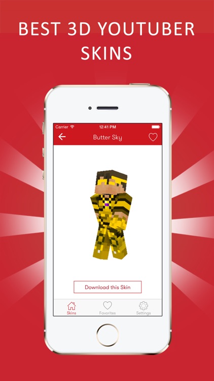 Best 3D Youtuber Skins for Minecraft PE