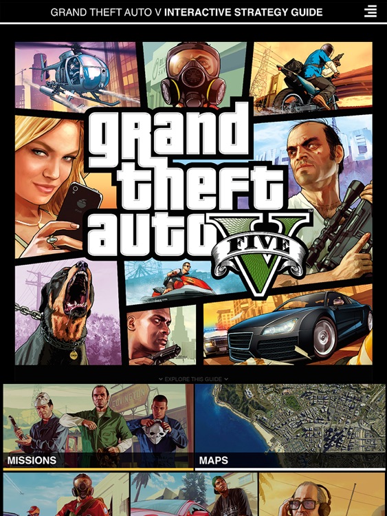 Grand Theft Auto V Official Interactive Strategy Guide