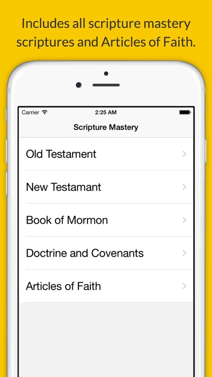 LDS Seminary Scripture Mastery