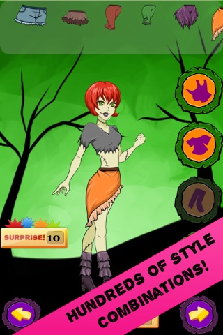 Zombie Girl Dress Up! screenshot 4