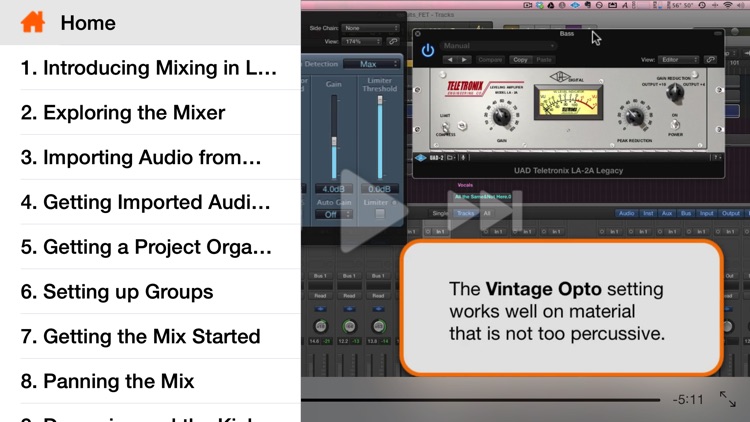 Course for Mixing in Logic Pro X