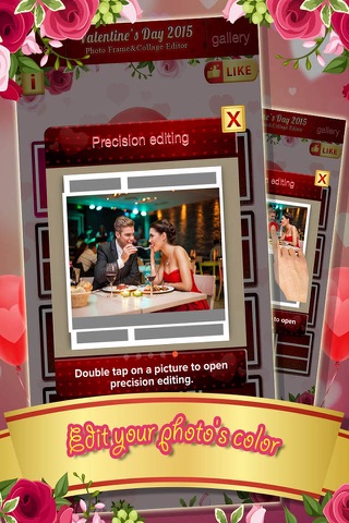 Valentine's Day 2015 Photo Frame - Romantic Love Picture Collage Editor FREE screenshot 4