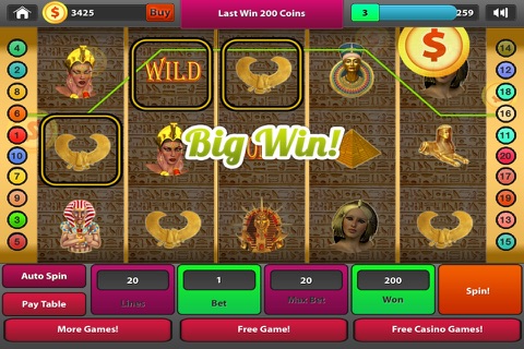 Pharaoh Slots - The Las Vegas Way screenshot 2