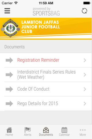 Lambton Jaffas Junior Football Club - Sportsbag screenshot 4