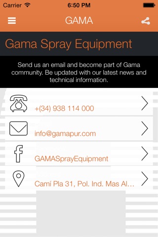 GAMA SPRAY EQUIPMENT screenshot 4