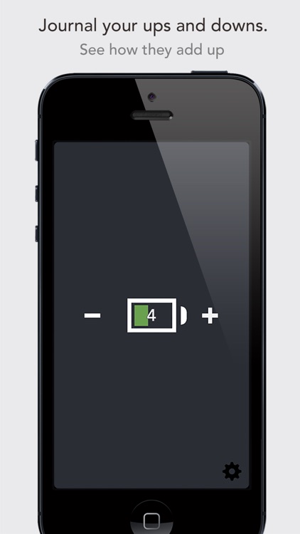 LifeCharge: Simple Elegant Journal of Your Ups and Downs