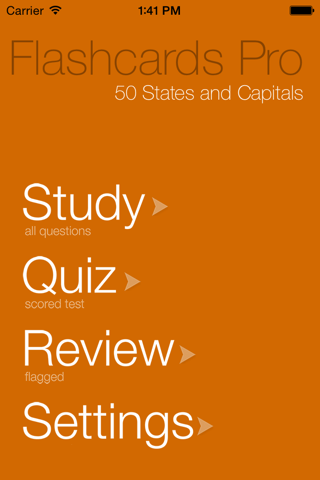 Flashcard Pro- 50 States and Capitals screenshot 2