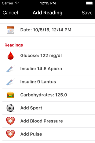 DiabetesPlus screenshot 2
