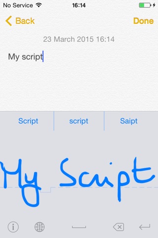 MyScript Stylus - Handwriting Keyboard screenshot 2