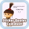 Sticker Quotes Comment