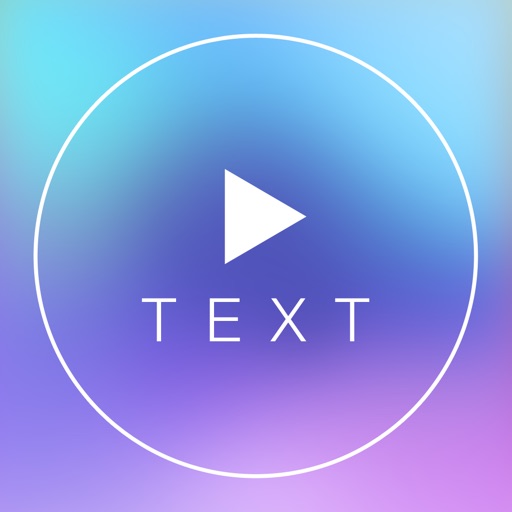 Text on Video Square - Turn Your Caption Phrase or Quote into Stylish Videos Text Designs with Background Music and Share to Instagram in Square Size icon