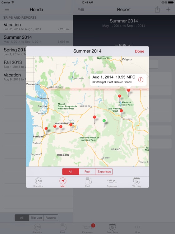Road Trip HD • MPG, Mileage, and Fuel Economy screenshot-4