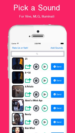 SoundBoard for Messenger - Vine Clips, M