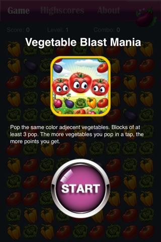 Vegetable Blast Mania - Vegetable crush game screenshot 4
