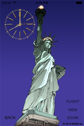 Statue of Liberty Clock Animation screenshot 2