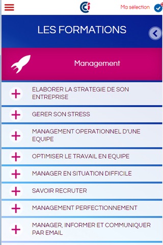 Formations CCI 71 screenshot 2