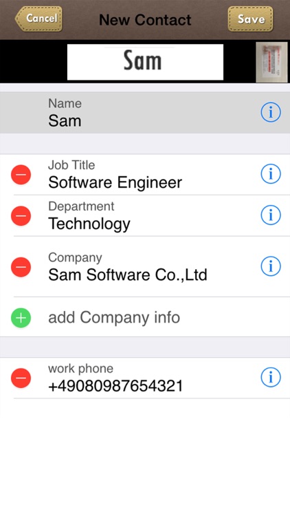 SamCard Pro-business card scanner&reader&visiting screenshot-3