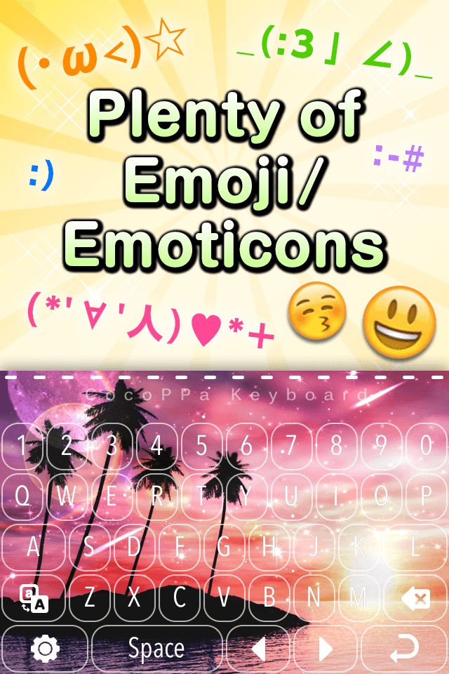 Customized skin+Emoji CocoPPa Keyboard screenshot 3