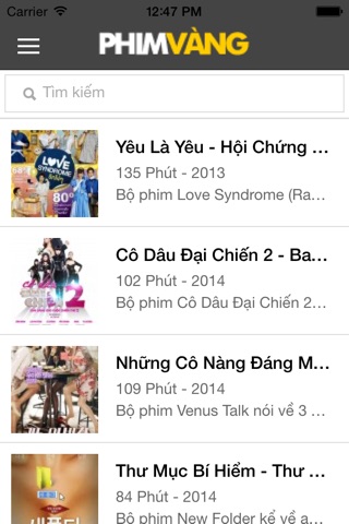 Phim Vàng screenshot 3