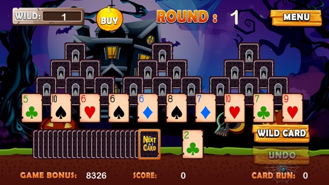 Chilling Halloween Tri Tower Pyramid Solitaire(圖1)-速報App