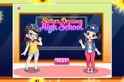 High School Sisters Dressup screenshot 4