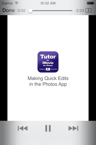 Tutor for iMovie for iPhone screenshot 4