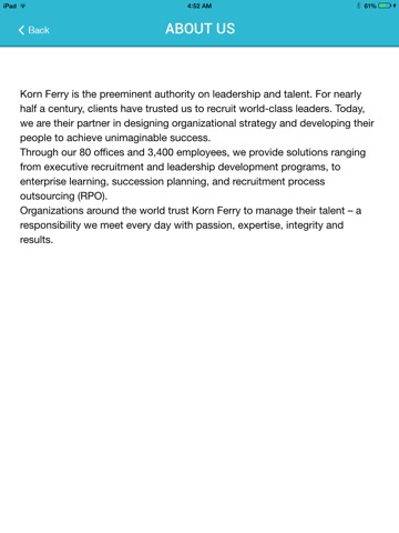 Korn Ferry Investor Relations HD screenshot 3