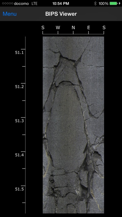 BIPS Viewer - The Projection Borehole Image Data Viewer