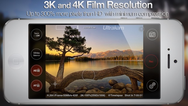 Ultrakam 4k. The Professional Camera App