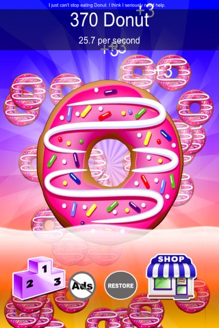 Donut Clickers - Count Those Rounded Cookies As They Fall screenshot 4