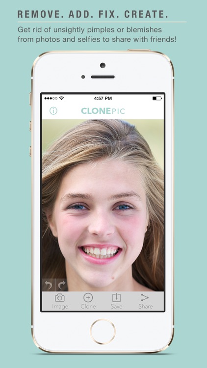 ClonePic - Retouch, Edit, and Share a Photo Instantly! screenshot-0