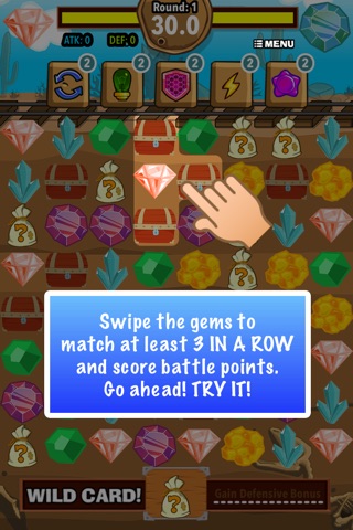 Miner Battle Puzzle : match3 multiplayer mode free game screenshot 3