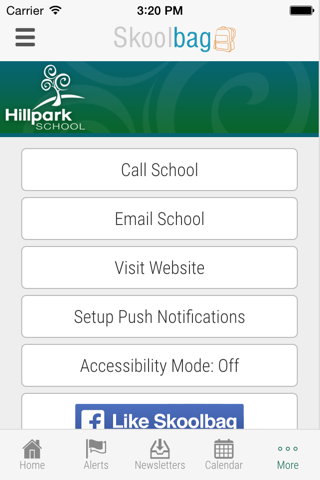 Hillpark School - Skoolbag screenshot 4