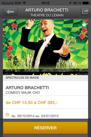 Ticket by fnac.ch screenshot 2