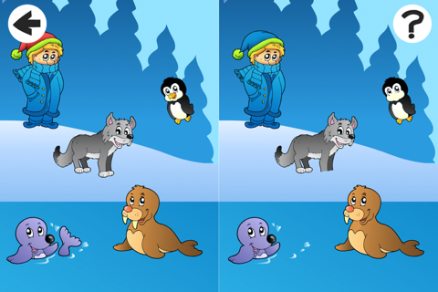 Antarctic Winter Wonder-Land Kid-s Game-s Learn-ing with Snow Animal-s screenshot 3
