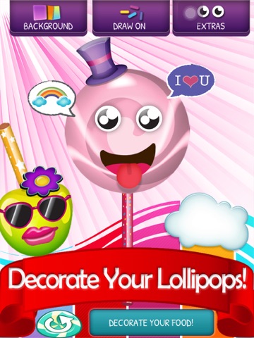 Swirl Lollipop Maker - Design Yummy Street Fair Food HD screenshot 2