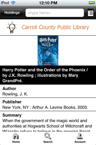 Carroll County Public Library screenshot 3