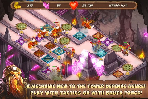Gnumz: Masters of Defense HD TD screenshot 2