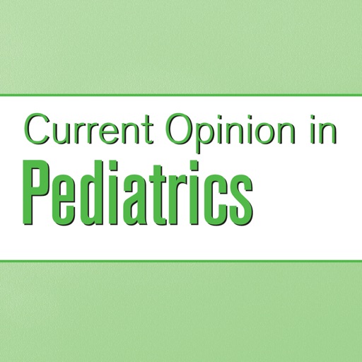 Current Opinion in Pediatrics