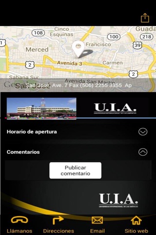 Universidad Internacional de las Américas screenshot 2