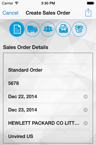 Unvired Sales for SAP screenshot 3