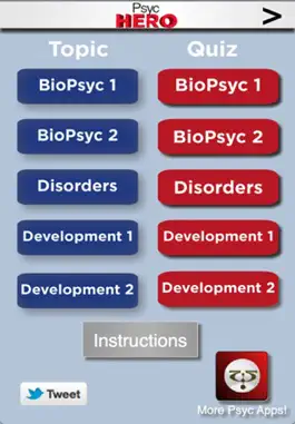 Game screenshot PsycHero - - Test Prep for AP Psychology, GRE, EPPP and NCLEX Exams mod apk